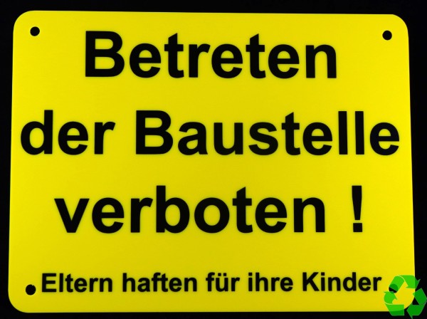 Betreten der Baustelle verboten 4