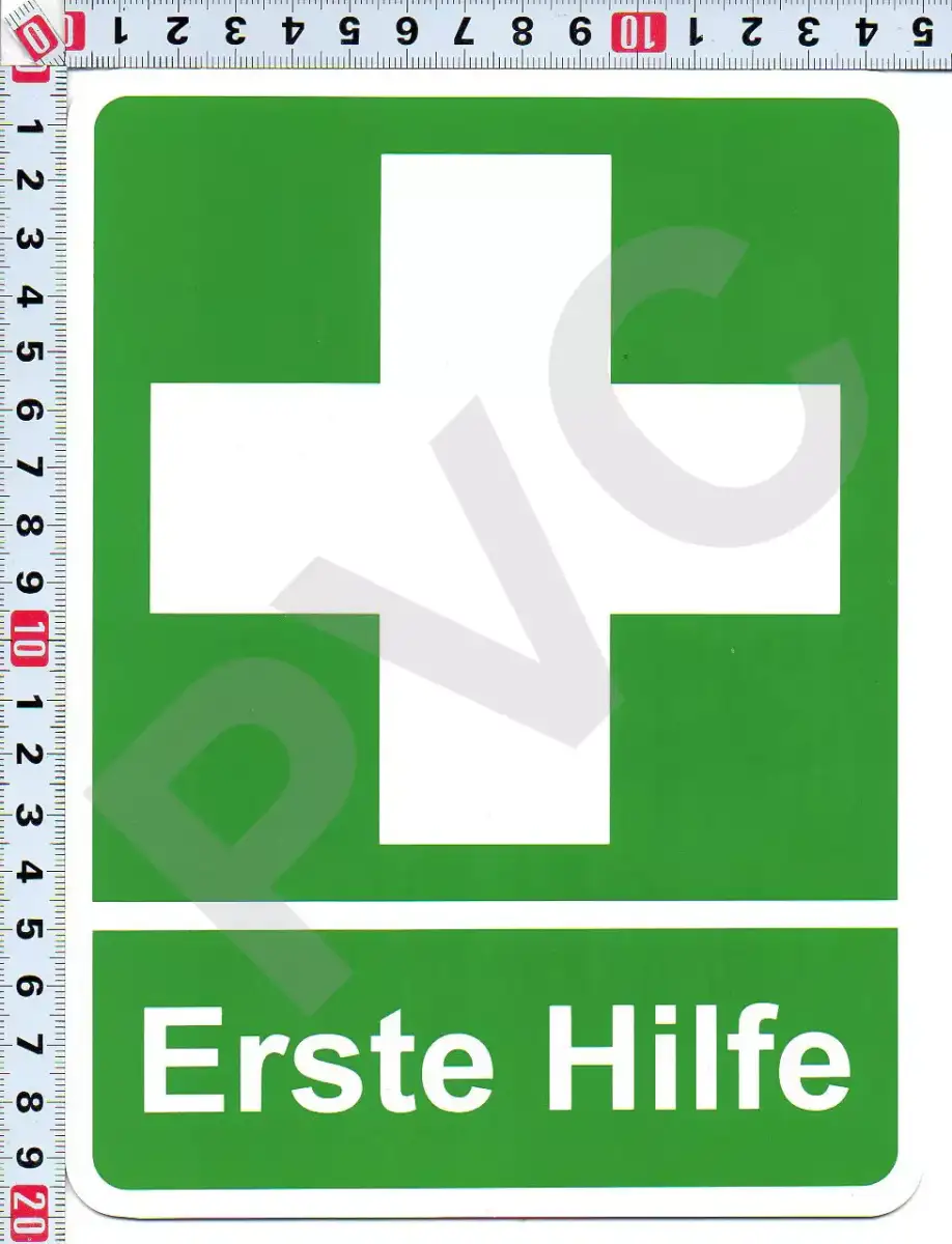 Notfall, Erste Hilfe Schild 112 Notfall, Erste Hilfe Schild 112
