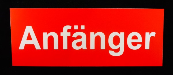 Anfänger
